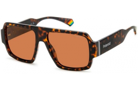 Gafas de Sol - Polaroid - PLD 6209/S/X - 086 (HE) DARK HAVANA // COPPER POLARIZED