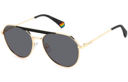 Gafas de Sol - Polaroid - PLD 6211/S/X - RHL (M9) GOLD BLACK // GREY POLARIZED