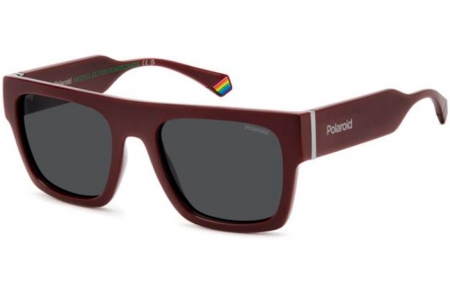 Gafas de Sol - Polaroid - PLD 6224/S/X - LHF (M9) BURGUNDY // GREY POLARIZED