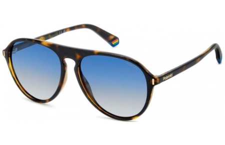 Gafas de Sol - Polaroid - PLD 6225/S - 086 (Z7) HAVANA // BLUE GRADIENT POLARIZED