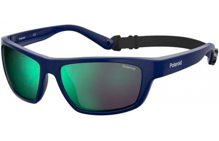 Gafas de Sol - Polaroid - PLD 7037/S - PJP (5Z) BLUE // GREY MULTILAYER GREEN POLARIZED