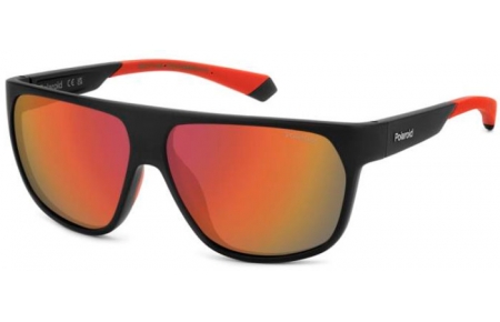 Gafas de Sol - Polaroid - PLD 7053/S - BLX (OZ) MATTE BLACK RED // RED MULTILAYER POLARIZED