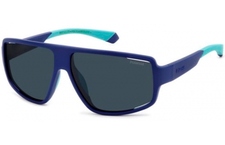 Gafas de Sol - Polaroid - PLD 7054/S - FLL (C3) MATTE BLUE // BLUE POLARIZED