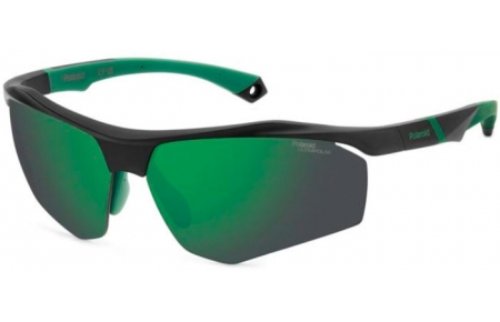 Gafas de Sol - Polaroid - PLD 7055/S - 3OL (78) MATTE BLACK GREEN // GREEN MIRROR POLARIZED HIGHT CONTRAST