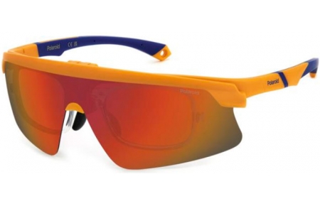 Gafas de Sol - Polaroid - PLD 7056/CI/S - 2M5 (OZ) MATTE ORANGE // RED MULTILAYER POLARIZED