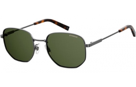 Gafas de Sol - Polaroid - PLD 2081/S/X - KJ1 (UC) DARK RUTHENIUM // GREEN POLARIZED