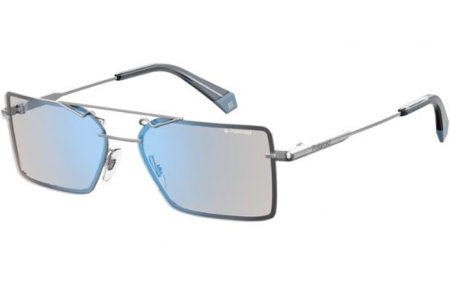 Gafas de Sol - Polaroid - PLD 6093/S - KB7 (5X) SILVER // BLUE MIRROR POLARIZED