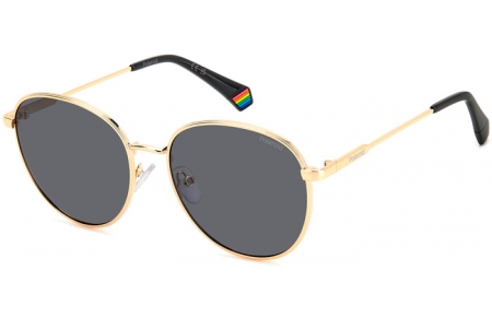 Gafas de Sol - Polaroid - PLD 6215/S/X - 2F7 (M9) GOLD GREY // GREY POLARIZED