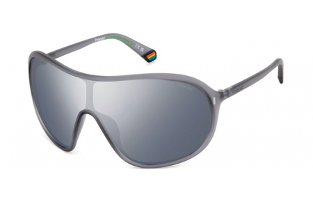 Gafas de Sol - Polaroid - PLD 6216/S - RIW (EX) MATTE GREY // GREY SILVER MIRROR POLARIZED