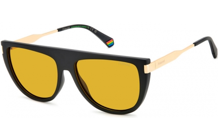 Gafas de Sol - Polaroid - PLD 6221/S/X - 003 (MU) MATTE BLACK // YELLOW POLARIZED