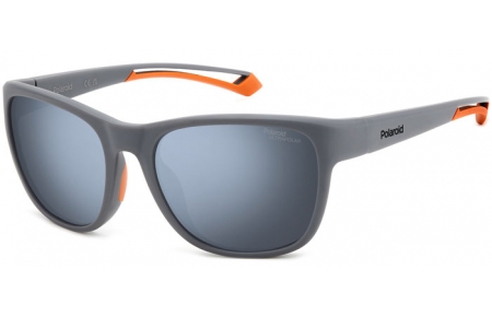 Gafas de Sol - Polaroid - PLD 7051/S - RIW (31) MATTE GREY // SILVER MIRROR POLARIZED HIGH CONTRAST