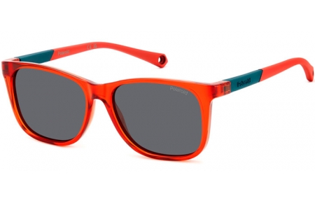 Gafas Junior - Polaroid Junior - PLD 8058/S - C9A (M9) RED // GREY POLARIZED