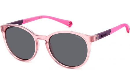 Gafas Junior - Polaroid Junior - PLD 8059/S - 35J (M9) PINK // GREY POLARIZED