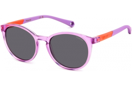 Gafas Junior - Polaroid Junior - PLD 8059/S - 789 (M9) LILAC // GREY POLARIZED