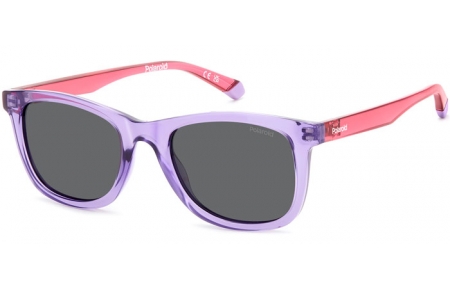 Gafas Junior - Polaroid Junior - PLD 8060/S - 789 (M9) LILAC // GREY POLARIZED