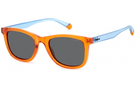 Gafas Junior - Polaroid Junior - PLD 8060/S - L7Q (M9) ORANGE // GREY POLARIZED