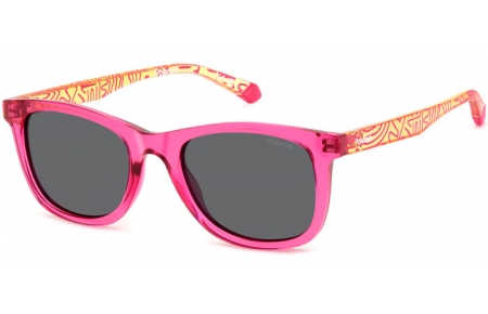 Gafas Junior - Polaroid Junior - PLD 8060/S - MU1 (M9) FUCHSIA // GREY POLARIZED