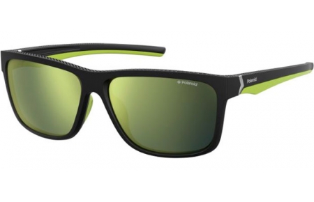 Gafas de Sol - Polaroid - PLD 7014/S - PGC (LM) BLACK YELLOW // GREY GOLD MIRROR POLARIZED