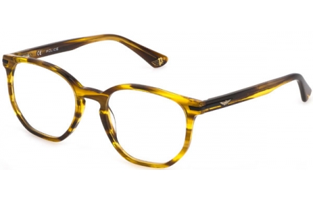 Gafas Junior - Police Junior - VK104  - 0794  SHINY MUSTARD HAVANA STRIPED BROWN