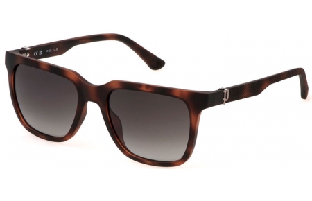 Gafas de Sol - Police - SPLN34 - 0878  MATTE DARK HAVANA // SMOKE GRADIENT