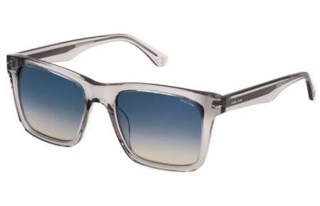 Gafas de Sol - Police - SPLN35 - 04G0  SHINY TRANSPARENT GREY // BLUE GRADIENT YELLOW