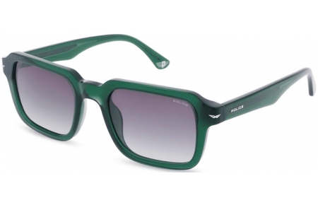 Gafas de Sol - Police - SPLN36 - 0G61 SHINY TRANSPARENT GREEN // SMOKE GRADIENT