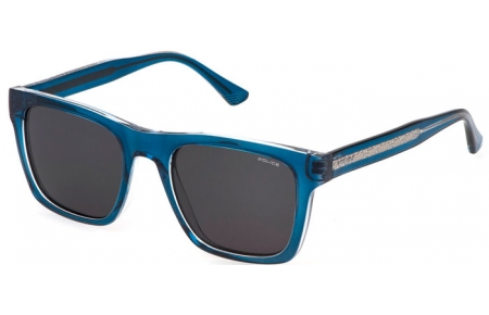 Gafas de Sol - Police - SPLP56 - 07DQ  SHINY IRIDESCENT BLUE // SMOKE