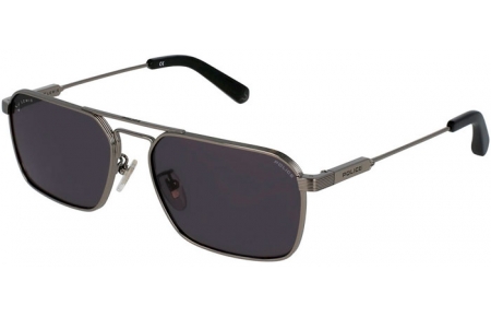 Gafas de Sol - Police - SPLA23 LEWIS HAMILTON - 0568  SHINY GUNMETAL // GREY