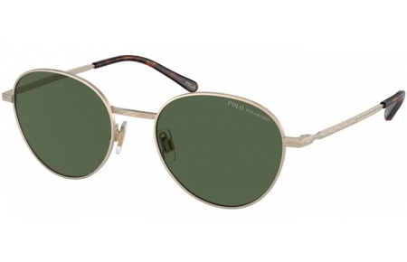 Gafas de Sol - POLO Ralph Lauren - PH3144 - 92119A  SHINY PALE GOLD // DARK GREEN POLARIZED