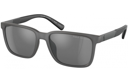 Gafas de Sol - POLO Ralph Lauren - PH4189U - 5696Z3  TRANSPARENT MATTE GREY // GREY MIRROR SILVER POLARIZED