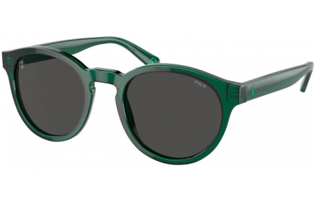 Gafas de Sol - POLO Ralph Lauren - PH4192 - 608487  SHINY TRANSPARENT GREEN // DARK GREY