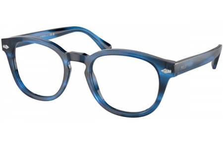 Monturas - POLO Ralph Lauren - PH2272 - 6139  SHINY STRIPED BLUE HAVANA