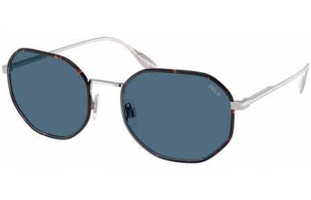 Gafas de Sol - POLO Ralph Lauren - PH3157 - 942380  BRUSHED SILVER //DARK BLUE