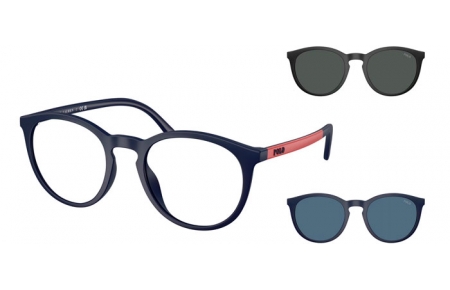 Gafas de Sol - POLO Ralph Lauren - PH4183U - 601587  MATTE NAVY BLUE // CLEAR