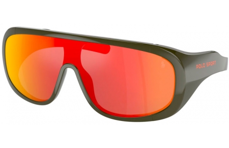 Gafas de Sol - POLO Ralph Lauren - PH4215U - 52166Q  SHINY GREEN OLIVE // ORANGE MIRROR RED