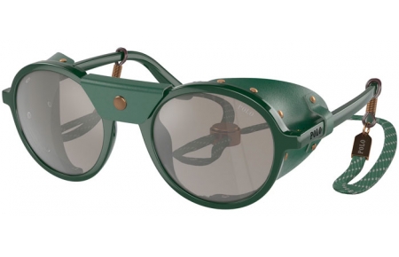 Gafas de Sol - POLO Ralph Lauren - PH4216QU - 5596Z6  SHINY GREEN // LIGHT GREY MIRROR SILVER