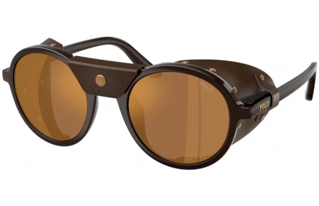 Gafas de Sol - POLO Ralph Lauren - PH4216QU - 6219F9  SHINY DARK BROWN // BROWN MIRROR BRONZE