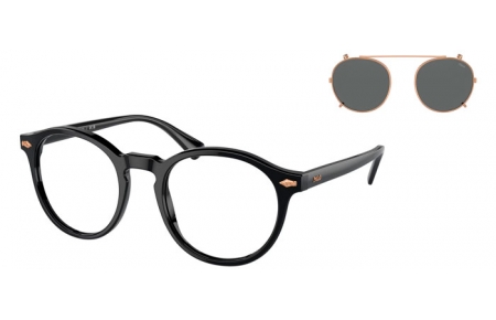 Gafas de Sol - POLO Ralph Lauren - PH4218 - 500187  SHINY BLACK // CLEAR + CLIP ON DARK GREY