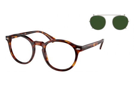 Gafas de Sol - POLO Ralph Lauren - PH4218 - 613771  SHINY TORTOISE BROWN // CLEAR + CLIP ON GREEN BOTTLE