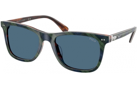 Gafas de Sol - POLO Ralph Lauren - PH4220U - 562180  BLUE GREEN BRIGHT TARTAN // DARK BLUE