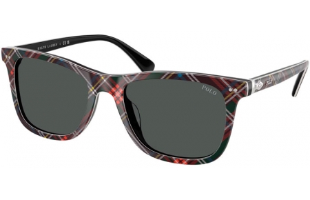 Gafas de Sol - POLO Ralph Lauren - PH4220U - 620287  SHINY TARTAN RED // DARK GREY