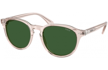 Gafas de Sol - POLO Ralph Lauren - PH4221 - 611771  SHINY LIGHT TAUPE TRANSPARENT // BOTTLE GREEN