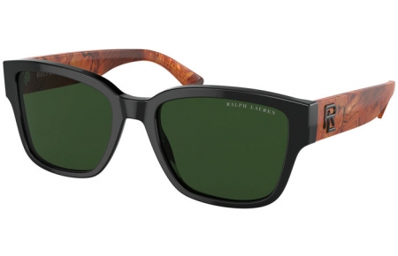 Gafas de Sol - Ralph Lauren - RL8205 THE RL 50 - 539871  SHINY BLACK // DARK GREEN