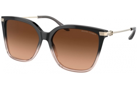 Gafas de Sol - Ralph Lauren - RL8209 THE JACQUIE - 602274  SHINY BLACK GRADIENT TRANSPARENT BEIGE // BROWN GRADIENT