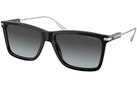 Gafas de Sol - Prada - SPR 01ZS - 1AB06T BLACK // DARK GREY GRADIENT