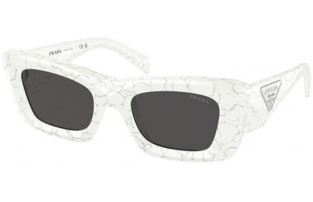 Gafas de Sol - Prada - SPR 13ZS - 17D5S0 MATTE WHITE MARBLE // DARK GREY