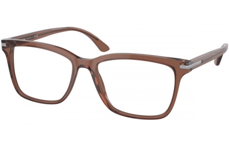 Monturas - Prada - VPR 14WV - 17O1O1  TRANSPARENT BROWN