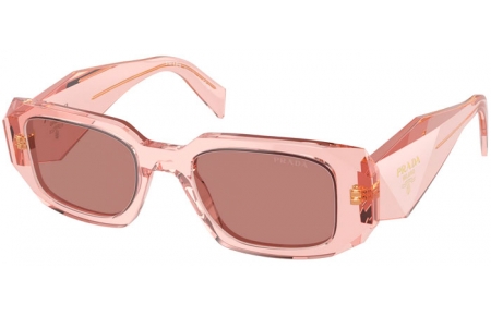 Gafas de Sol - Prada - SPR 17WS - 19Q10D  TRANSPARENT PEACH // LIGHT BROWN