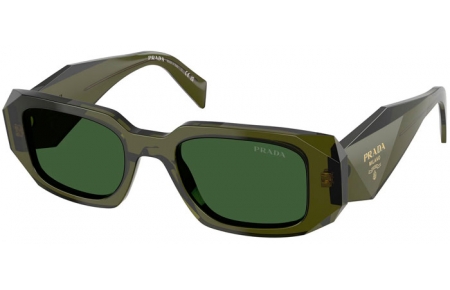 Gafas de Sol - Prada - SPR 17WS - 19Z1I0  TRANSPARENT BOTTLE // DARK GREEN