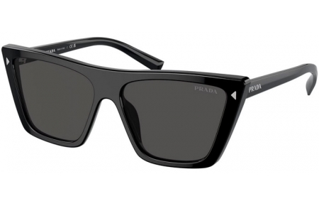 Gafas de Sol - Prada - SPR 21ZS - 1AB5S0  BLACK // DARK GREY